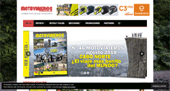 Desktop Screenshot of motoviajeros.net